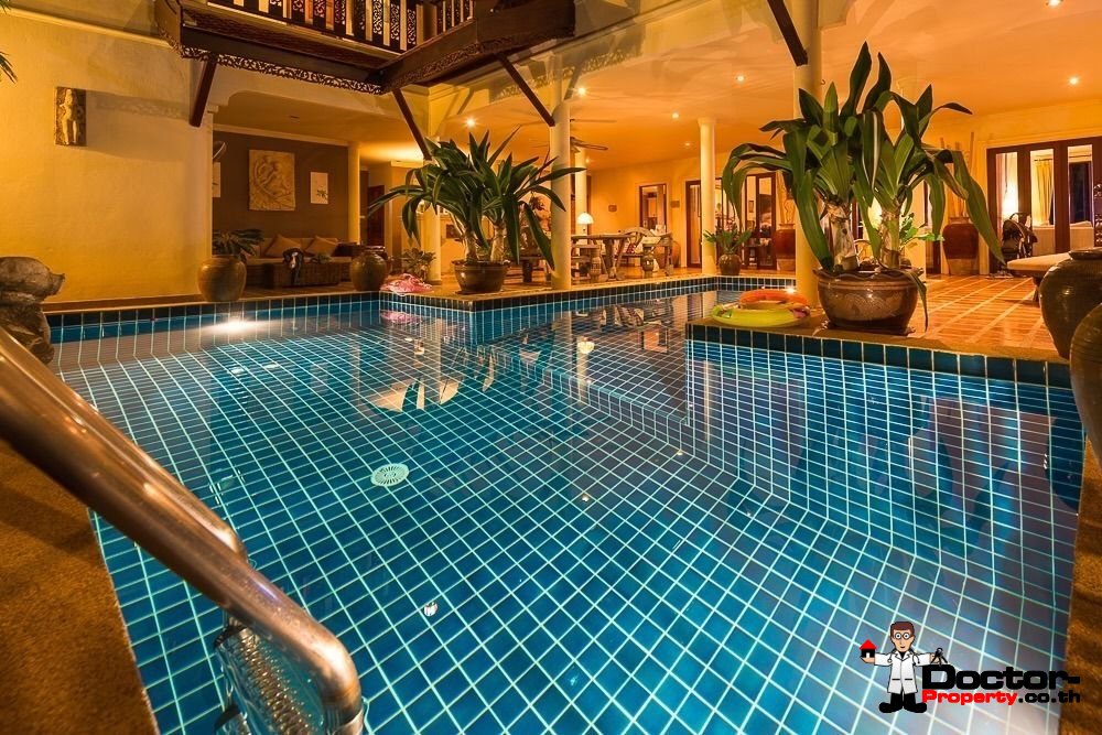 Fantastic Thai Style 6 Bedroom Villa in Bang Makham – Koh Samui – For Sale
